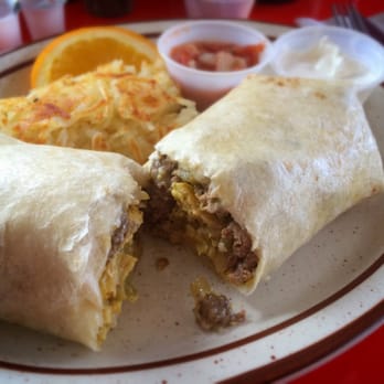 Crazy Ottos Empire Diner - The breakfast burrito. - Coffee & Tea Near Me - Herkimer, New York