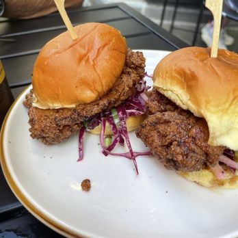 Buttermilk & Bourbon - Fried chicken slider - Southern Near Me - Boston, Massachusetts Buttermilk & Bourbon - Fried chicken slider - Southern Near Me - Boston, Massachusetts