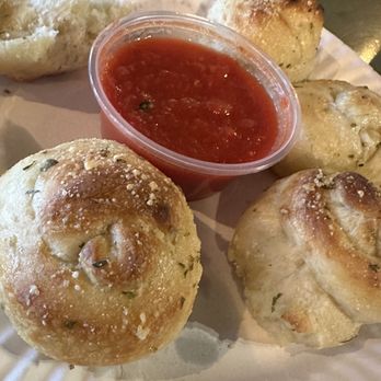 Pie Trap Pizza - Dough knots with marinara - Pizza Near Me - Covina, California Pie Trap Pizza - Dough knots with marinara - Pizza Near Me - Covina, California
