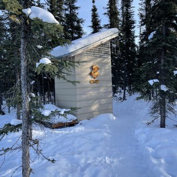 Black Spruce Dog Sledding - Outhouse - Sledding Near Me - Fairbanks, Alaska