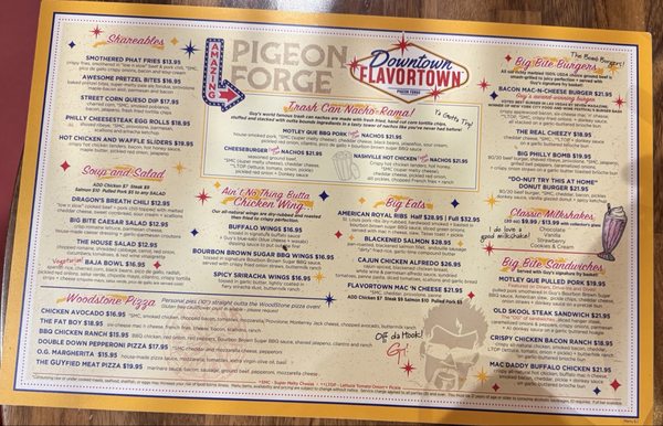 Menu photo 1 Downtown Flavortown Pigeon Forge, TN Menu photo 1 Downtown Flavortown Pigeon Forge, TN