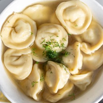 Cinderella Bakery & Cafe - Chicken Pelmeni w/ Broth ($15 + $1/broth) - Bakeries Near Me - San Francisco, California Cinderella Bakery & Cafe - Chicken Pelmeni w/ Broth ($15 + $1/broth) - Bakeries Near Me - San Francisco, California