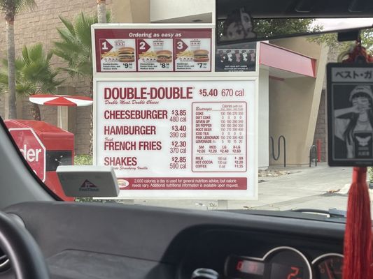 Menu photo 5 In-N-Out Burger Fremont, CA Menu photo 5 In-N-Out Burger Fremont, CA