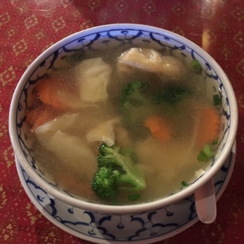 Sawasdee Thai Restaurant - Wonton soup with extra veggies and no added beef or chicken. Soooooooo good - Thai Near Me - Sparks, Nevada Sawasdee Thai Restaurant - Wonton soup with extra veggies and no added beef or chicken. Soooooooo good - Thai Near Me - Sparks, Nevada
