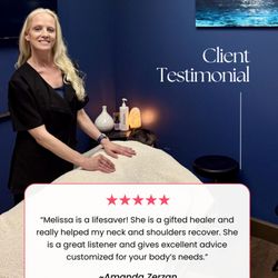Massage With Melissa - Client Testimonial