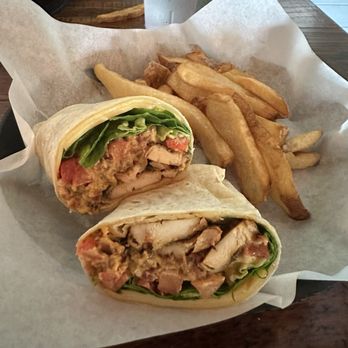 Crosstown Pub & Grill - Chicken Gouda wrap - New American Near Me - Cary, North Carolina