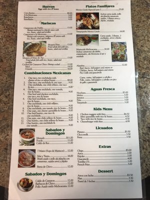 Menu photo 8 Mexico Lindo Newport News, VA