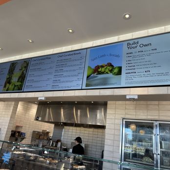 CAVA - Menu board - Mediterranean Near Me - Burleson, Texas