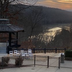 Shawnee State Park Lodge - View is from Lodge back porch and the view is of the little smokies of Ohio, and the lake has boundless recreation.
