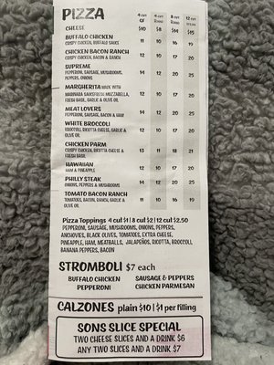 Menu photo 3 Sons Deli & Pizza Clarksville, NY Menu photo 3 Sons Deli & Pizza Clarksville, NY