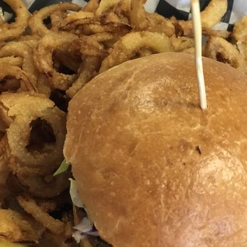 Hobo's - Mack and Mack with a side of onion strings - American Near Me - Fort Mill, South Carolina
