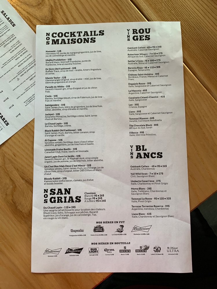 LE WHITE RABBIT - Updated February 2026 - 80 Boulevard Brien ...