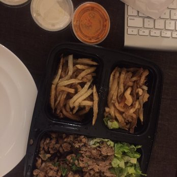 Balade - Soggy French fries, little chicje, old lettuce not much for this $30 delivery. - Mediterranean Near Me - New York, New York