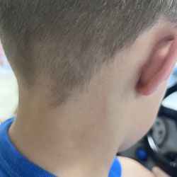 Holiday Hair - Bad clip job. Not blended and some areas shorter than others