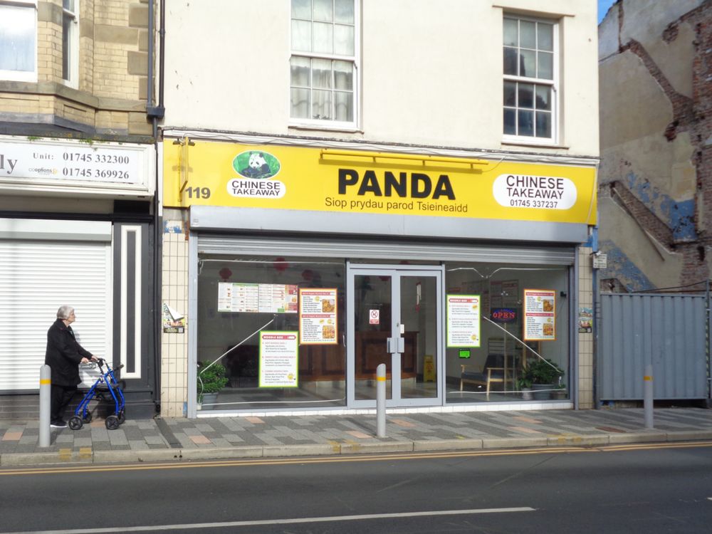 PANDA 119 High Street, Rhyl, Denbighshire, United Kingdom Chinese