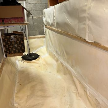 Crawl Space Solutions - Where the French drain was made (at the bottom of the ledge). - Waterproofing Near Me Crawl Space Solutions - Where the French drain was made (at the bottom of the ledge). - Waterproofing Near Me