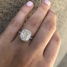 3ct elongated cushion cut from Stephan