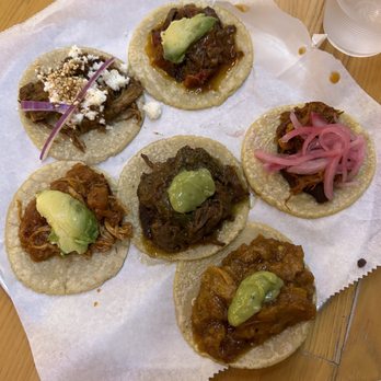Guisados - Sampler plate - Mexican Near Me - Beverly Hills, California Guisados - Sampler plate - Mexican Near Me - Beverly Hills, California