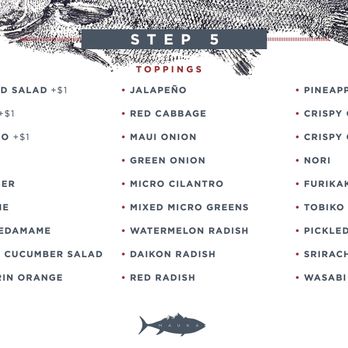 Mauka Poke Bar - Menu - Poke Near Me - Eagle, Colorado
