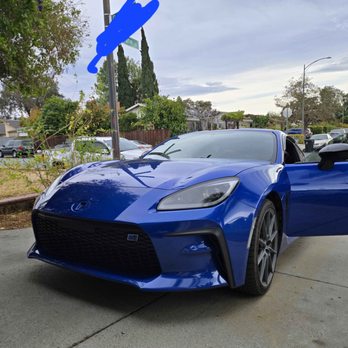 Laguna Auto Body - World Rally Blue BRZ to GR86 Bumper Swap Paint match - Body Shops Near Me - Milpitas, California Laguna Auto Body - World Rally Blue BRZ to GR86 Bumper Swap Paint match - Body Shops Near Me - Milpitas, California
