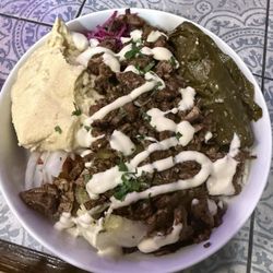 The Grape Leaf - Meatless Shawarma Platter