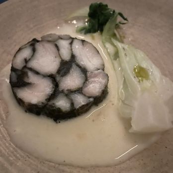 Apt 115 - POACHED TILEFISH Bok Choy, Seaweed, Oyster Butter - Wine Bars Near Me - Austin, Texas