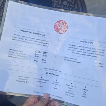 Taz Matcha - Menu - Cafes Near Me - Seattle, Washington Taz Matcha - Menu - Cafes Near Me - Seattle, Washington