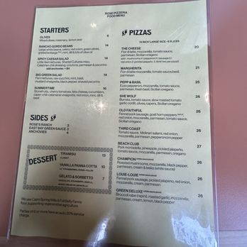 Rose Pizzeria - Pizza Near Me - San Francisco, California Rose Pizzeria - Pizza Near Me - San Francisco, California