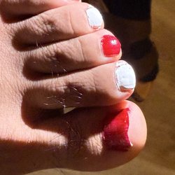 Nation Nail & Skin Care No 2 - Candy cane nails