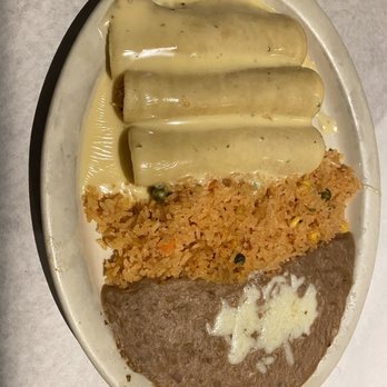 Garcia's Famous Mexican Food - Shredded chicken enchiladas - Mexican Near Me - Covington, Louisiana