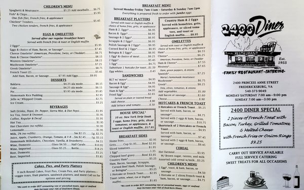 Twenty Four Hundred Diner by null