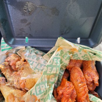 Wingstop - the inside of a plastic container - Chicken Wings Near Me - Waxahachie, Texas Wingstop - the inside of a plastic container - Chicken Wings Near Me - Waxahachie, Texas