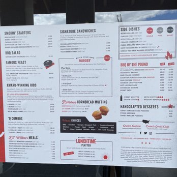 Famous Dave's Bar-B-Que - Full menu - Barbeque Near Me - Tucson, Arizona