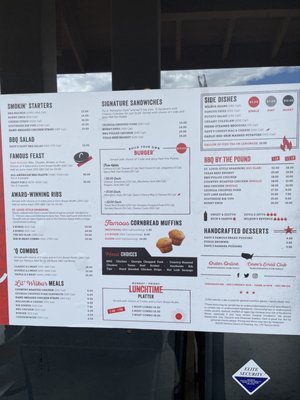 Menu photo 2 Famous Dave's Bar-B-Que Tucson, AZ