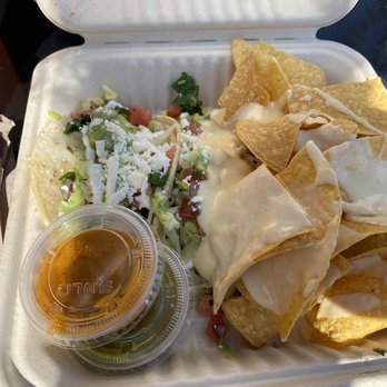 Queso Monster - 2 taco special with chips and queso - Food Trucks Near Me - Durham, North Carolina Queso Monster - 2 taco special with chips and queso - Food Trucks Near Me - Durham, North Carolina