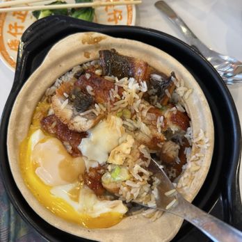 BZZ Clay Pot - Poached Egg Eel Rice - Chinese Near Me - Cupertino, California BZZ Clay Pot - Poached Egg Eel Rice - Chinese Near Me - Cupertino, California
