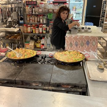 Cafe Napoli - Sara watching over the Paella we prepared. - Coffee & Tea Near Me - Sacramento, California Cafe Napoli - Sara watching over the Paella we prepared. - Coffee & Tea Near Me - Sacramento, California