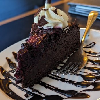 Cup Cafe - Nothing wrong with flourless cake for dessert right? It's good for you deliciousness!! - New American Near Me - Tucson, Arizona