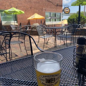 Kelleher's Irish Pub and Eatery - Outdoor area Leaves a lot to be desired. No plantings, no flowers, nothing on the tables. No music playing outside. - Irish Pub Near Me - Peoria, Illinois