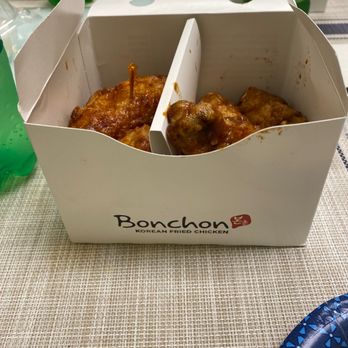 Bonchon Navy Yard - Half spicy half garlic Wings (8 Pcs) - Chicken Wings Near Me - Washington, DC, District of Columbia Bonchon Navy Yard - Half spicy half garlic Wings (8 Pcs) - Chicken Wings Near Me - Washington, DC, District of Columbia