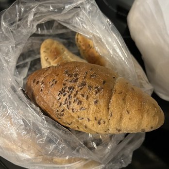 Kiva's Restaurant & Bakery - a croissant wrapped in plastic - Breakfast & Brunch Near Me - North York, Ontario