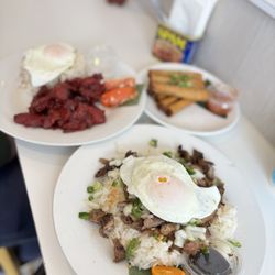 Spoon And Fork - Sisig plate, tocilog, lumpia Shanghai
