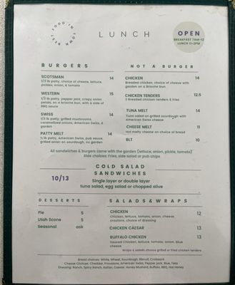 Menu photo 2 Scotsman Bar And Cafe Park City, MT