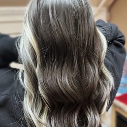 Salon 109 - Silver hair balayage