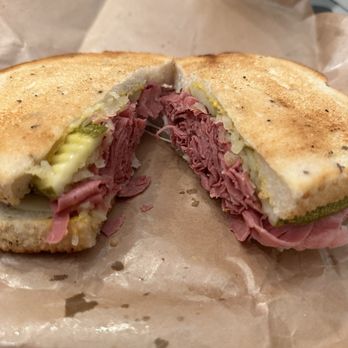 D’Onza's Old World Deli - Corned Beef Reuben Style Hot Sandwich - Delis Near Me - Upland, California