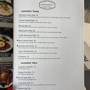 Somethin - Menu as of 9/23/24 - Korean Near Me - La Mirada, California Somethin - Menu as of 9/23/24 - Korean Near Me - La Mirada, California