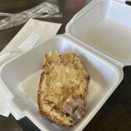 Apple caramel bread