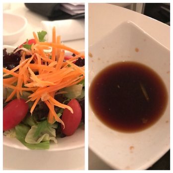 Friends Sushi - Garden salad - overdose on dressing - Sushi Bars Near Me - Chicago, Illinois