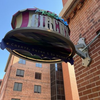 Upstairs Circus Lower Downtown - LoDo - Sign outside - Bars Near Me - Denver, Colorado Upstairs Circus Lower Downtown - LoDo - Sign outside - Bars Near Me - Denver, Colorado