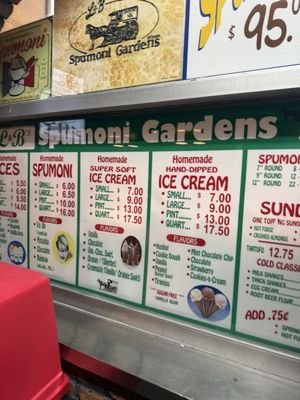 Menu photo 1 L&B Spumoni Gardens Brooklyn, NY Menu photo 1 L&B Spumoni Gardens Brooklyn, NY